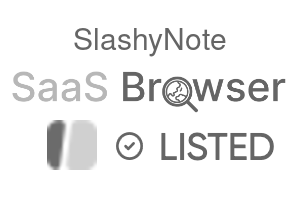 SlashyNote - SaaS Browser Verified Badge