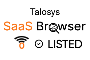 Talosys - SaaS Browser Verified Badge