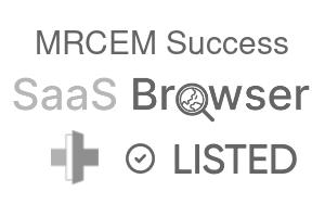 MRCEM Success - SaaS Browser Verified Badge