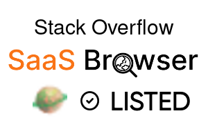 Stack Overflow - SaaS Browser Verified Badge