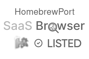 HomebrewPort - SaaS Browser Verified Badge