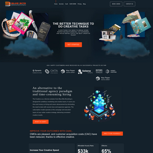 Blue Bite Branding Screenshot