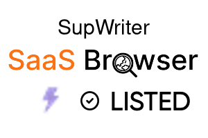 SupWriter - SaaS Browser Verified Badge