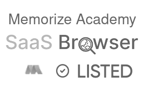 Memorize Academy - SaaS Browser Verified Badge
