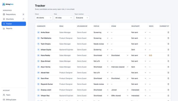 Hiring Setu Screenshot 4