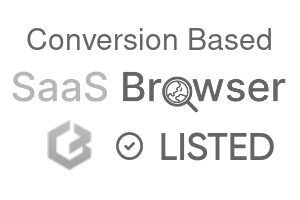 Conversion Based - SaaS Browser Verified Badge