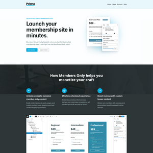 Members Only Screenshot