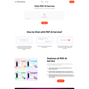 PDF AI Service Screenshot