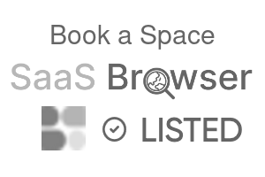 Book a Space - SaaS Browser Verified Badge