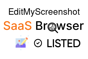 EditMyScreenshot - SaaS Browser Verified Badge