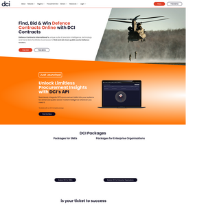 Defence Contracts International Screenshot