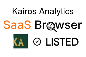 Kairos Analytics - SaaS Browser Verified Badge