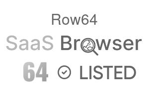 Row64 - SaaS Browser Verified Badge