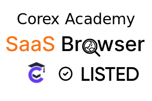 Corex Academy - SaaS Browser Verified Badge