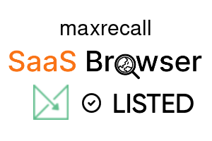 maxrecall - SaaS Browser Verified Badge