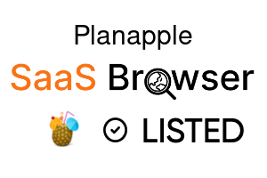 Planapple - SaaS Browser Verified Badge