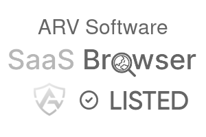 ARV Software - SaaS Browser Verified Badge