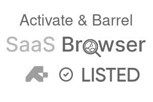Activate & Barrel - SaaS Browser Verified Badge