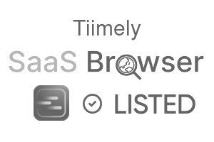 Tiimely - SaaS Browser Verified Badge