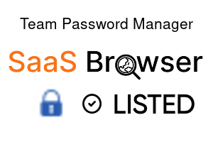 Team Password Manager - SaaS Browser Verified Badge