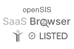 openSIS - SaaS Browser Verified Badge
