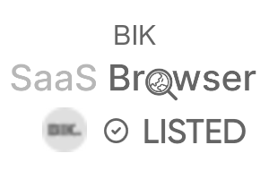 BIK - SaaS Browser Verified Badge