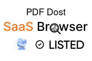 PDF Dost - SaaS Browser Verified Badge