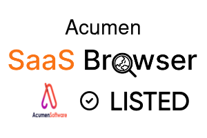 Acumen - SaaS Browser Verified Badge