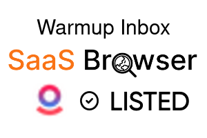 Warmup Inbox - SaaS Browser Verified Badge