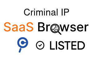 Criminal IP - SaaS Browser Verified Badge