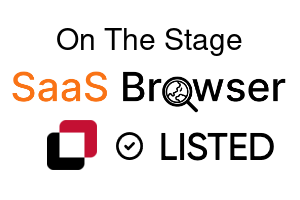 On The Stage - SaaS Browser Verified Badge