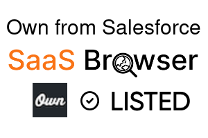Own from Salesforce - SaaS Browser Verified Badge