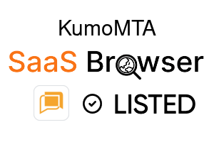 KumoMTA - SaaS Browser Verified Badge