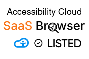 Accessibility Cloud - SaaS Browser Verified Badge