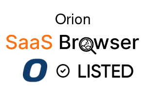 Orion - SaaS Browser Verified Badge