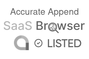 Accurate Append - SaaS Browser Verified Badge