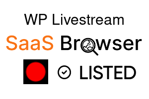 WP Livestream - SaaS Browser Verified Badge