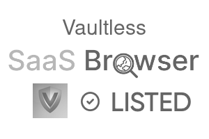 Vaultless - SaaS Browser Verified Badge