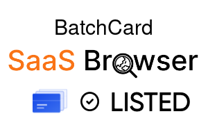 BatchCard - SaaS Browser Verified Badge