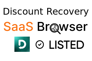 Discount Recovery - SaaS Browser Verified Badge