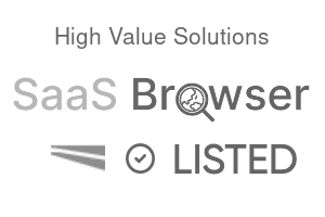 High Value Solutions - SaaS Browser Verified Badge