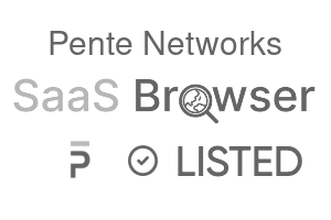 Pente Networks - SaaS Browser Verified Badge