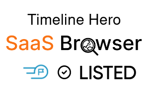 Timeline Hero - SaaS Browser Verified Badge