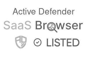 Active Defender - SaaS Browser Verified Badge