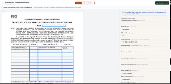 DBE Source Screenshot 1