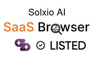 Solxio AI - SaaS Browser Verified Badge