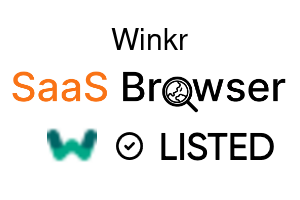Winkr - SaaS Browser Verified Badge