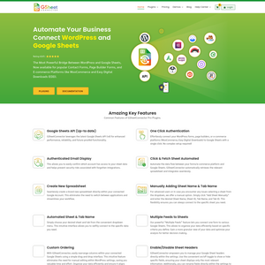 GSheetConnector Screenshot