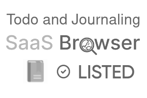 Todo and Journaling - SaaS Browser Verified Badge