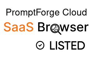 PromptForge Cloud - SaaS Browser Verified Badge